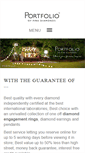 Mobile Screenshot of portfoliooffinediamonds.com