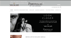 Desktop Screenshot of michaeljonesjeweller.portfoliooffinediamonds.com